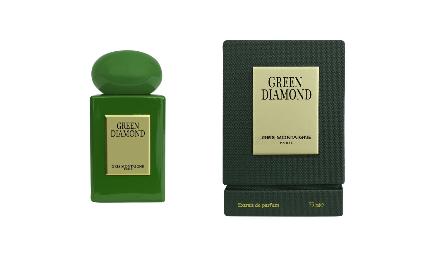Green Diamond Gris Montaigne Paris para Hombres y Mujeres
