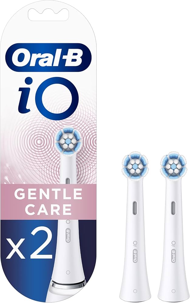 Oral-B iO Gentle Care Cabezales de recambio, Pack de 2 Unidades