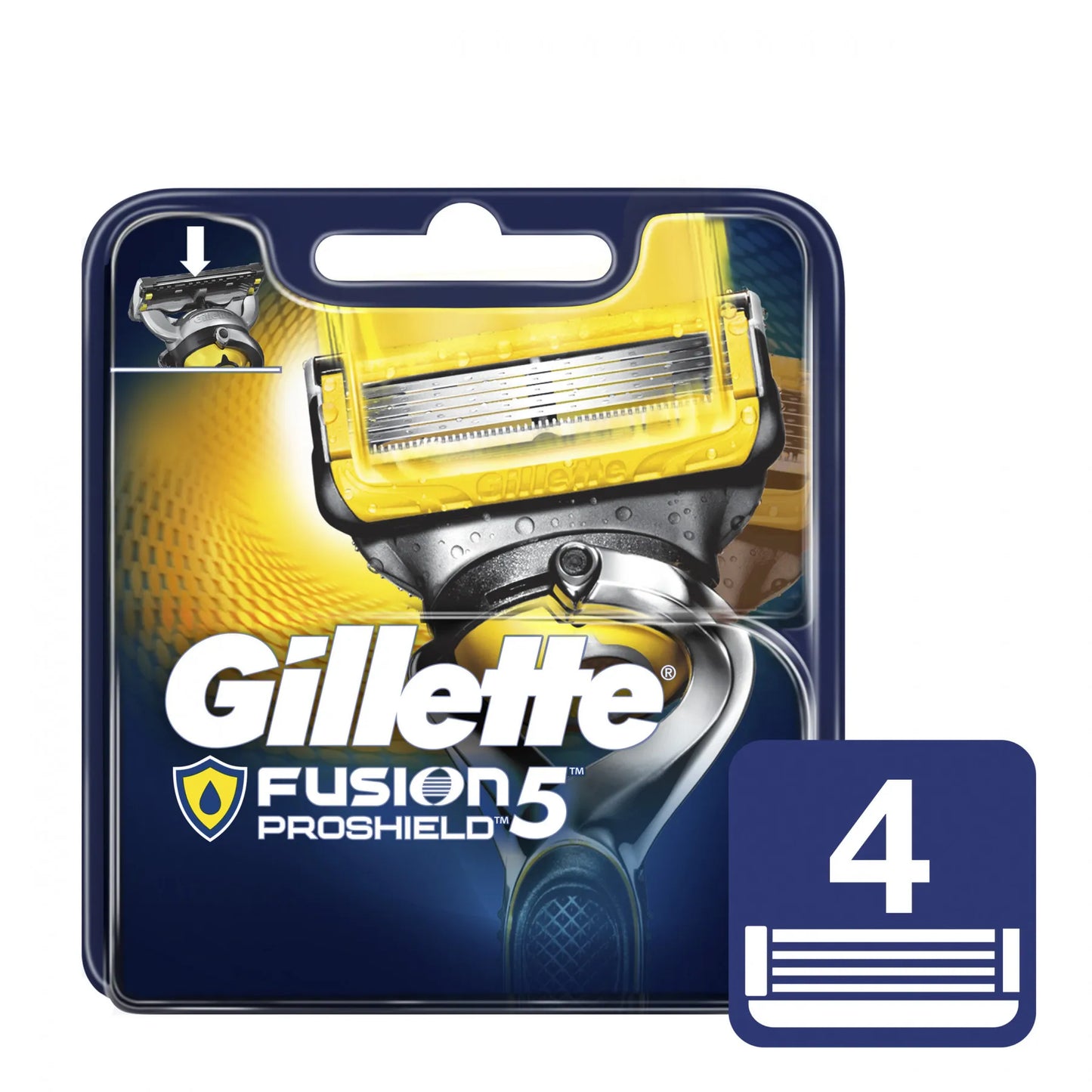 Gillette Fusion Proshield Recambios 4 unidades