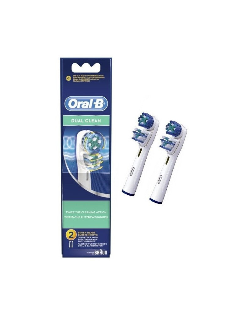 RECAMBIO CEPILLO ELECTRICO ORAL-B DUAL CLEAN 2 uds