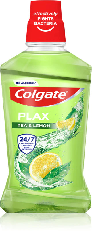 Colgate Plax Té y Limón, enjuague bucal, 500 ml