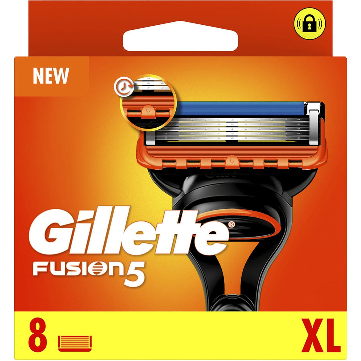 Gillette Fusion5 Pack Ahorro 7+1 Recambios Para Maquinillas De Afeitar