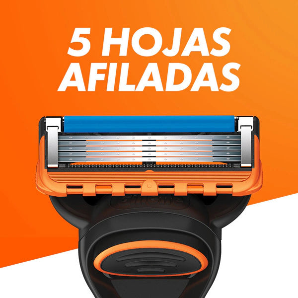 Gillette Fusion5 Pack Ahorro 7+1 Recambios Para Maquinillas De Afeitar