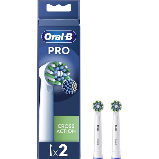 ORAL-B CROSS ACTION RECAMBIO CEPILLO ELÉCTRICO 2 UNIDADES