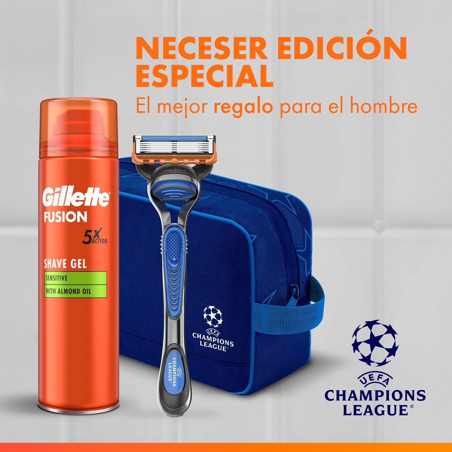 Gillette Fusion5 Pack Especial Champions League Maquinilla de Afeitar