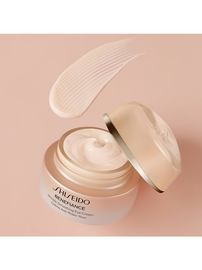 Shiseido Benefiance Wrinkle Smoothing Eye Cream Anti ojeras y bolsas de ojos - Contorno de ojos