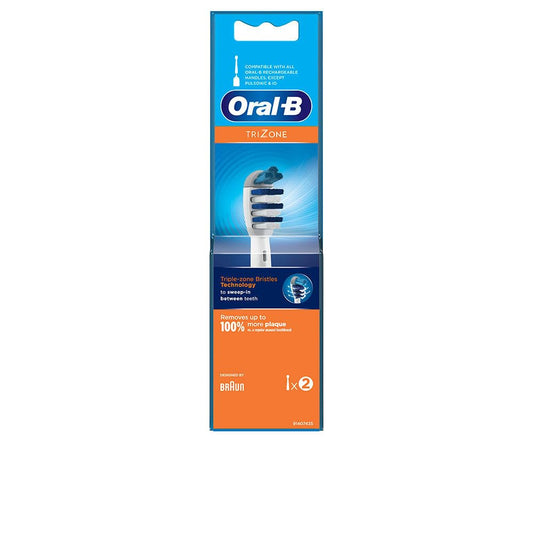 Oral-B TriZone - Cabezal de recambio para cepillo de dientes eléctrico - 2 unidades
