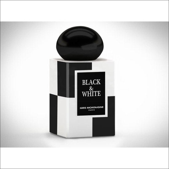 Black & White Gris Montaigne Paris para Hombres y Mujeres