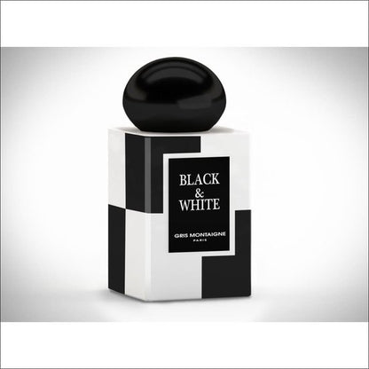 Black & White Gris Montaigne Paris para Hombres y Mujeres