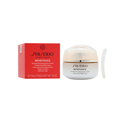 Shiseido Benefiance Wrinkle Smoothing Eye Cream Anti ojeras y bolsas de ojos - Contorno de ojos