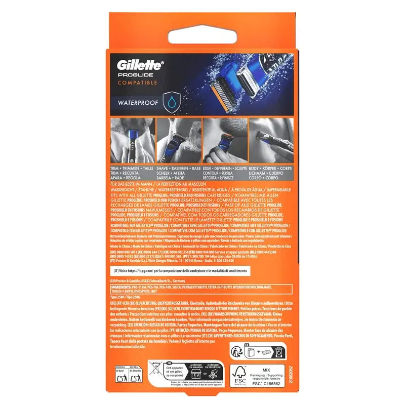 Gillette Fusion ProGlide All Purpose Styler - Recortadora, afeitadora y contorneadora